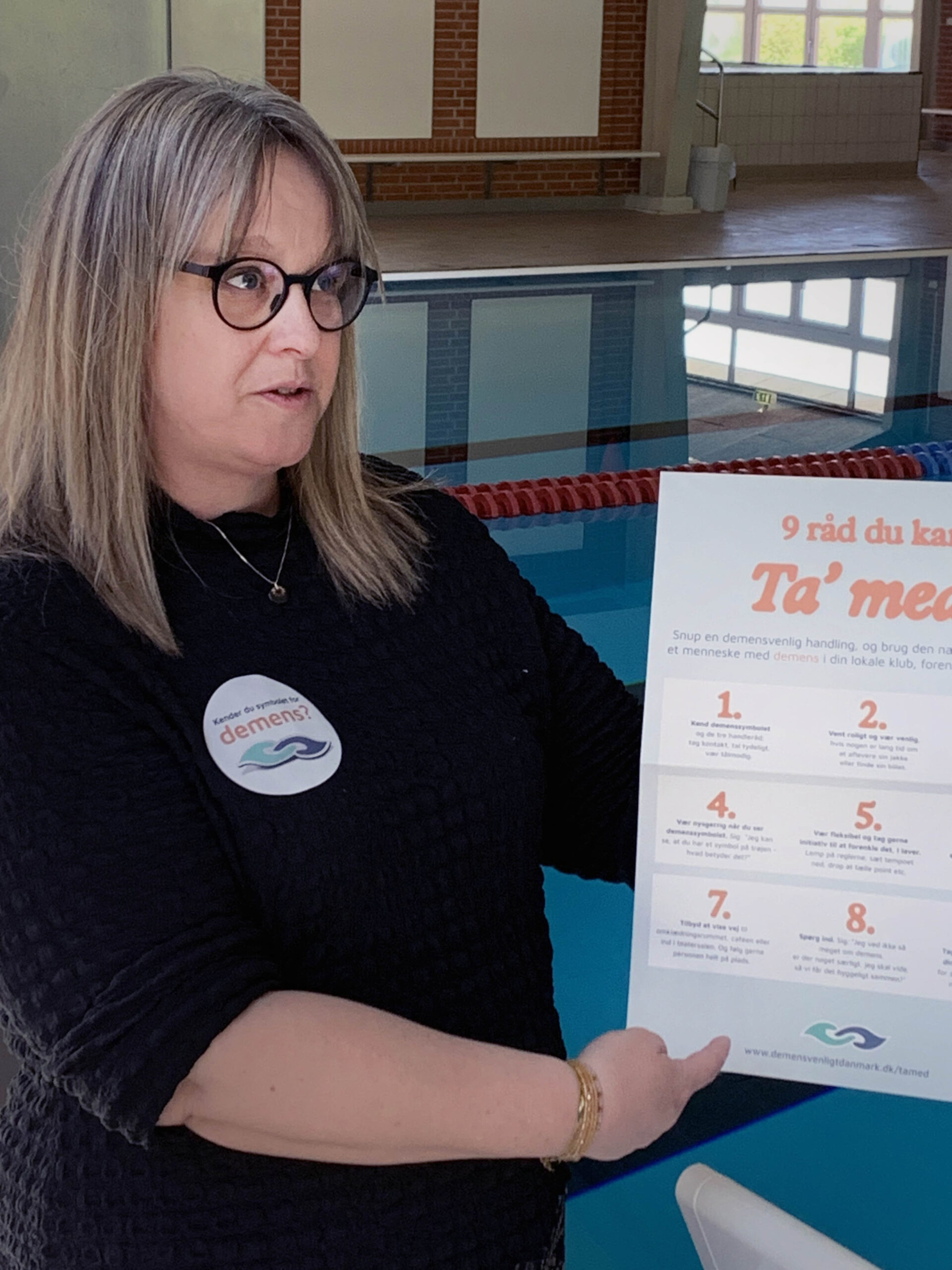 Demenskoordinator Vivi Møller Ahmio Brønderslev svømmehal Demensugen 24