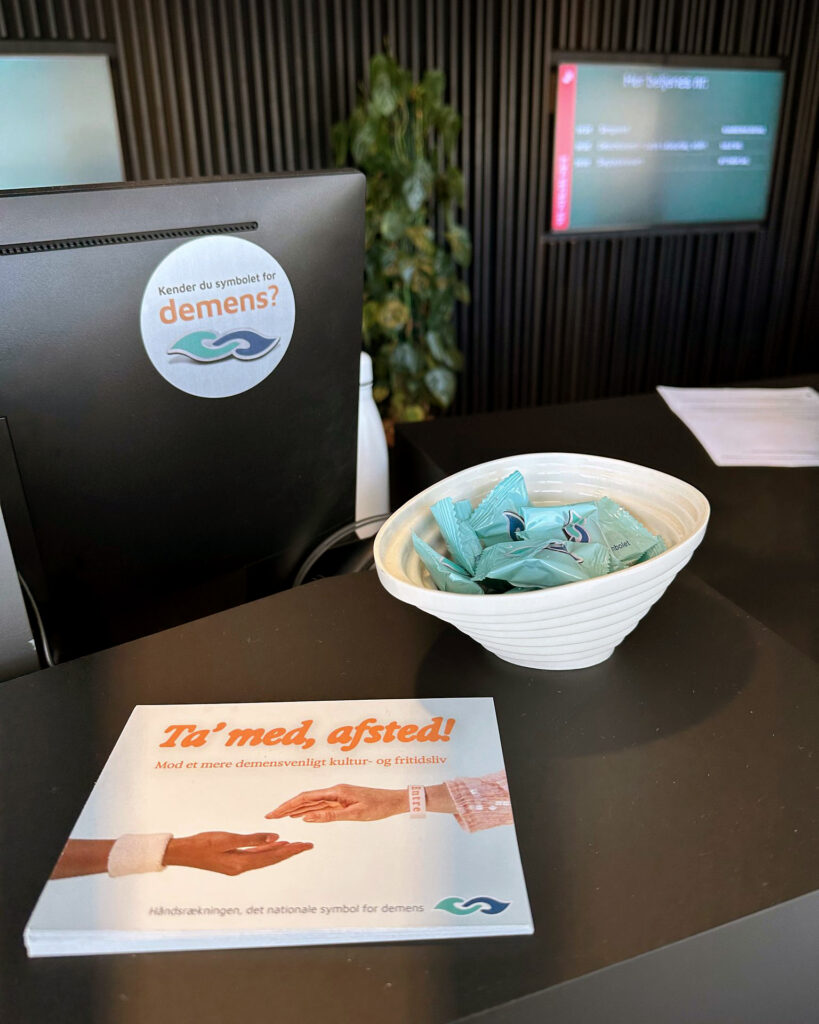 Demenssymbolet i foyeren i Musikhuset Aarhus