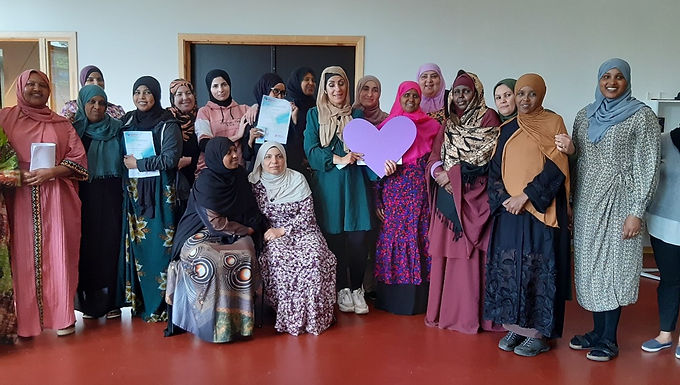 Illustration til konceptet "Bydelsmødre Bygger Bro".